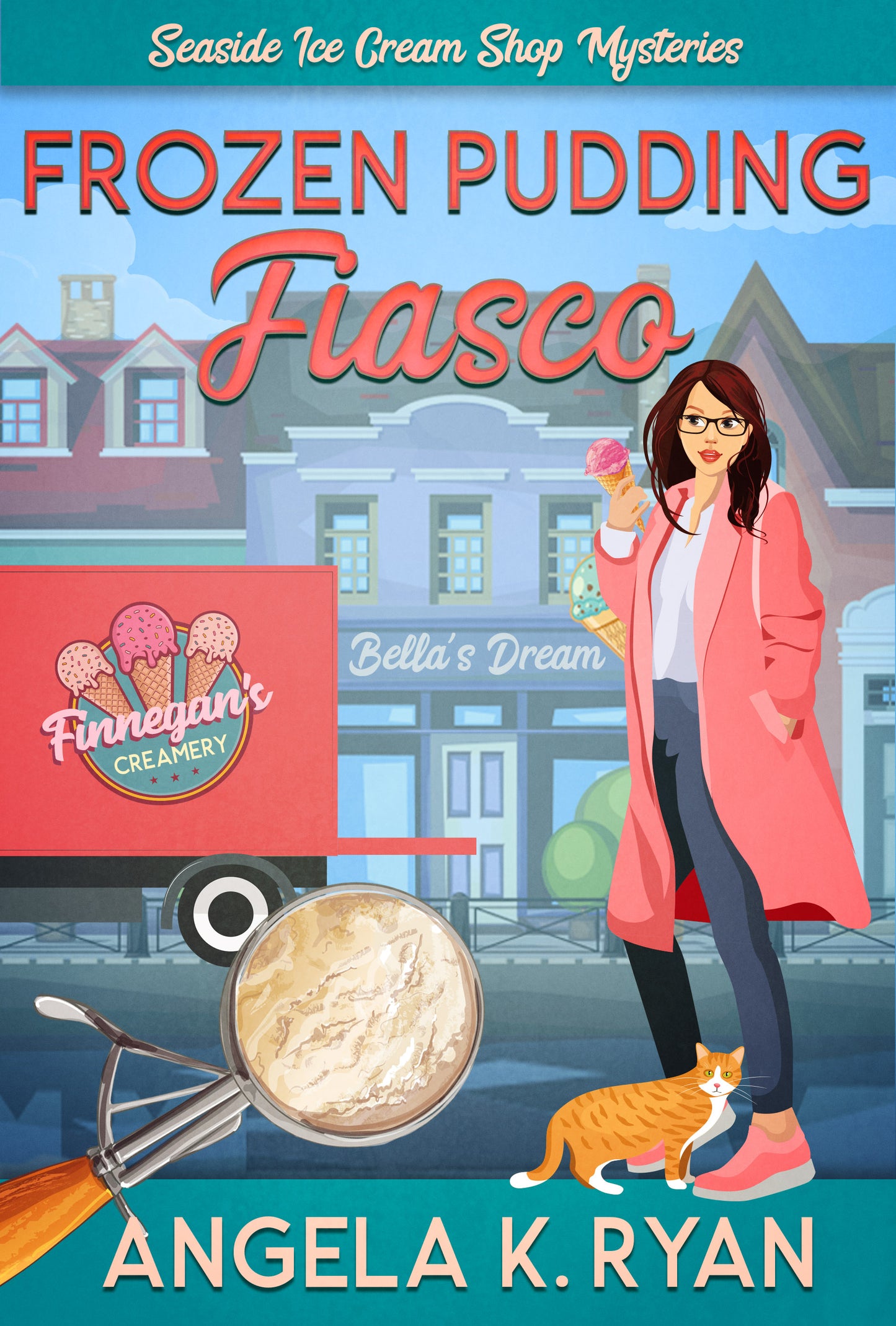 Frozen Pudding Fiasco (A Seaside Ice Cream Shop Mystery, Book 6), Paperback