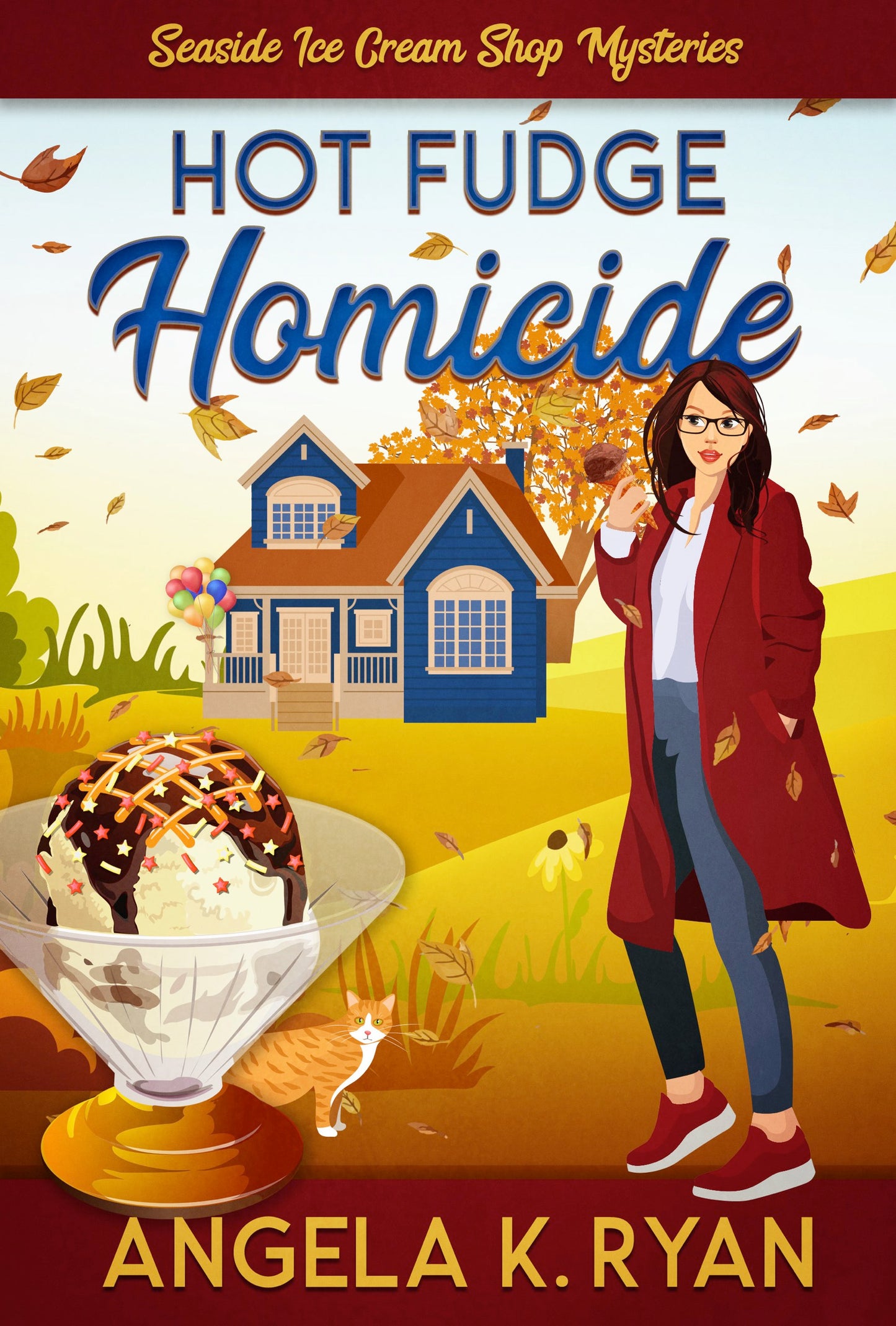 Hot Fudge Homicide (A Seaside Ice Cream Shop Mystery, Book 4), Paperback