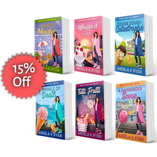 Seaside Ice Cream Shop Mystery Paperback Bundle (Books 7-12), Paperbacks