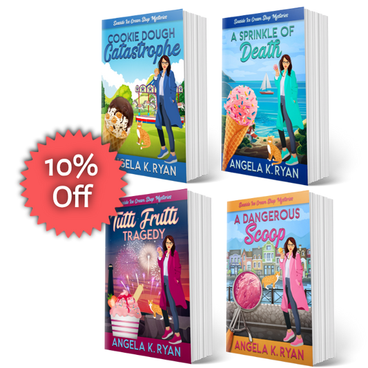 Seaside Ice Cream Shop Mystery Paperback Bundle (Books 9-12), Paperbacks