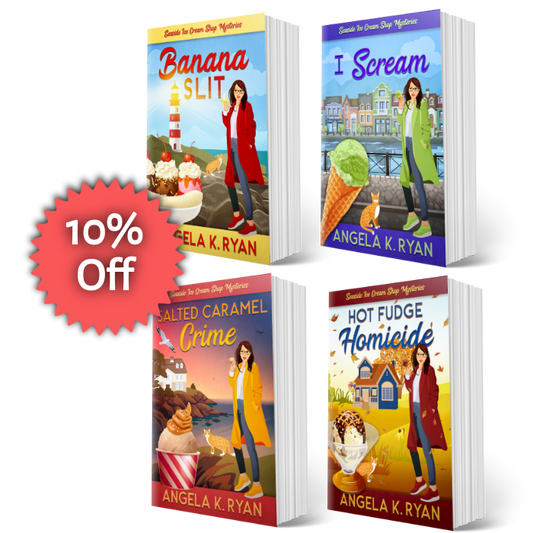 Seaside Ice Cream Shop Mystery Paperback Bundle (Books 1-4), Paperbacks