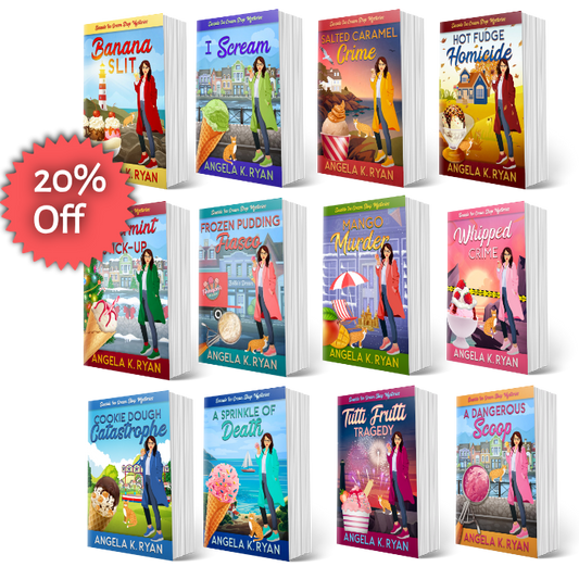 Seaside Ice Cream Shop Mystery Paperback Bundle (Books 1-12), Paperbacks